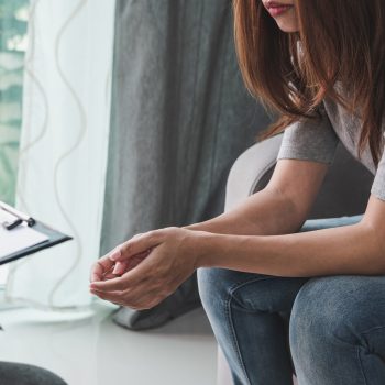 Woman at a Family Law Consultation with her attorney